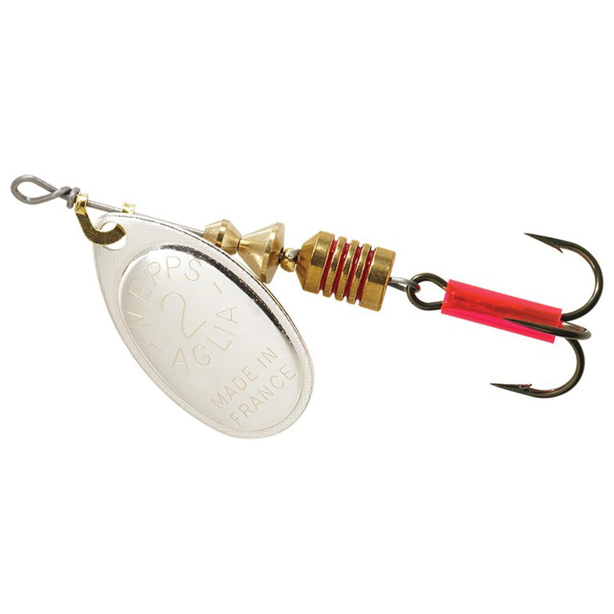 Mepps Aglia Inline Spinner - Silver, 1/6oz | Sportsman's Warehouse