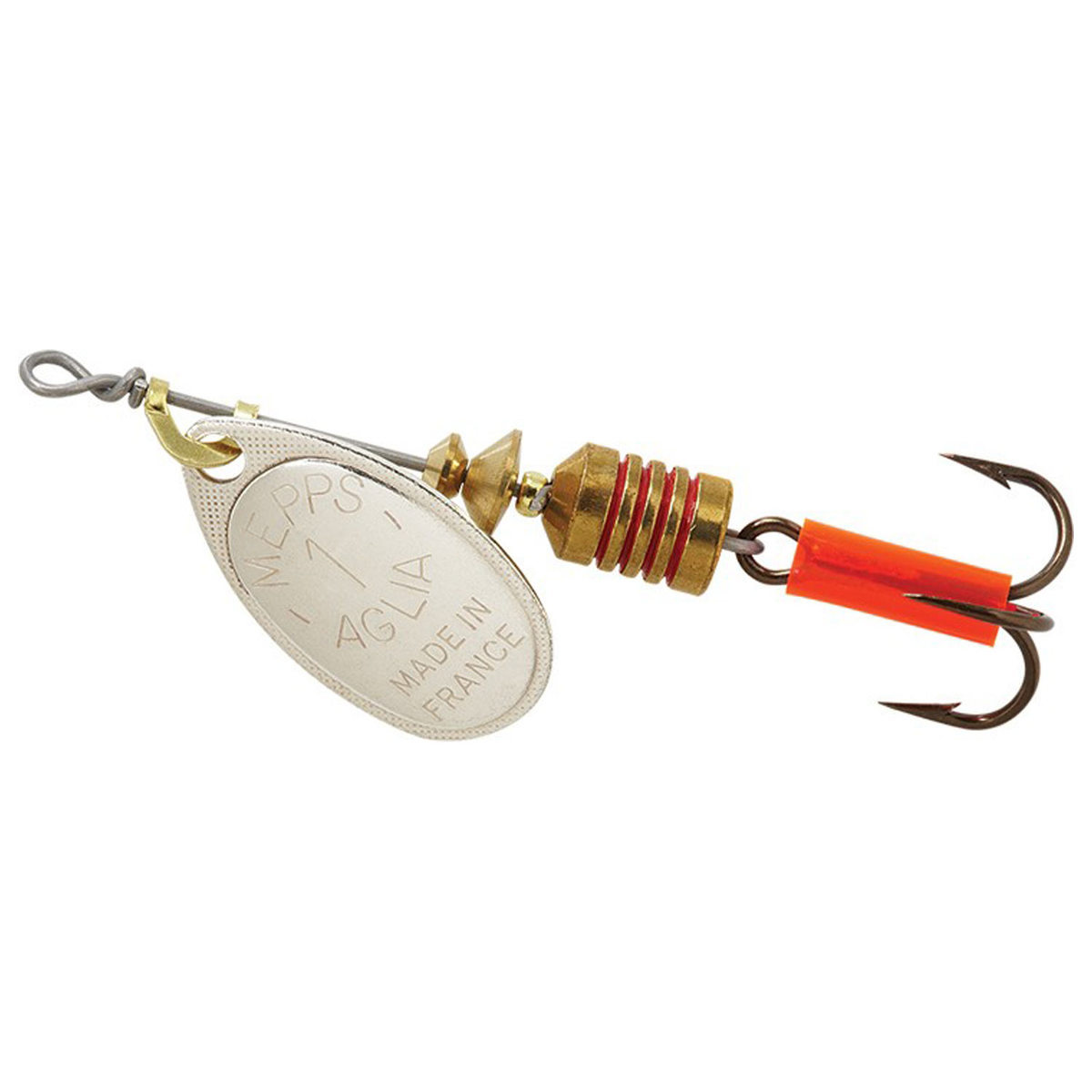 Mepps Aglia Inline Spinner - Silver, 1/6oz | Sportsman's Warehouse