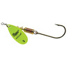 Mepps Aglia Single Hook Inline Spinner - Hot Chartreuse, 1/4oz - Hot Chartreuse 3