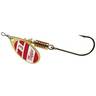 Mepps Aglia Single Hook Inline Spinner - Red, 1/4oz - Red 3