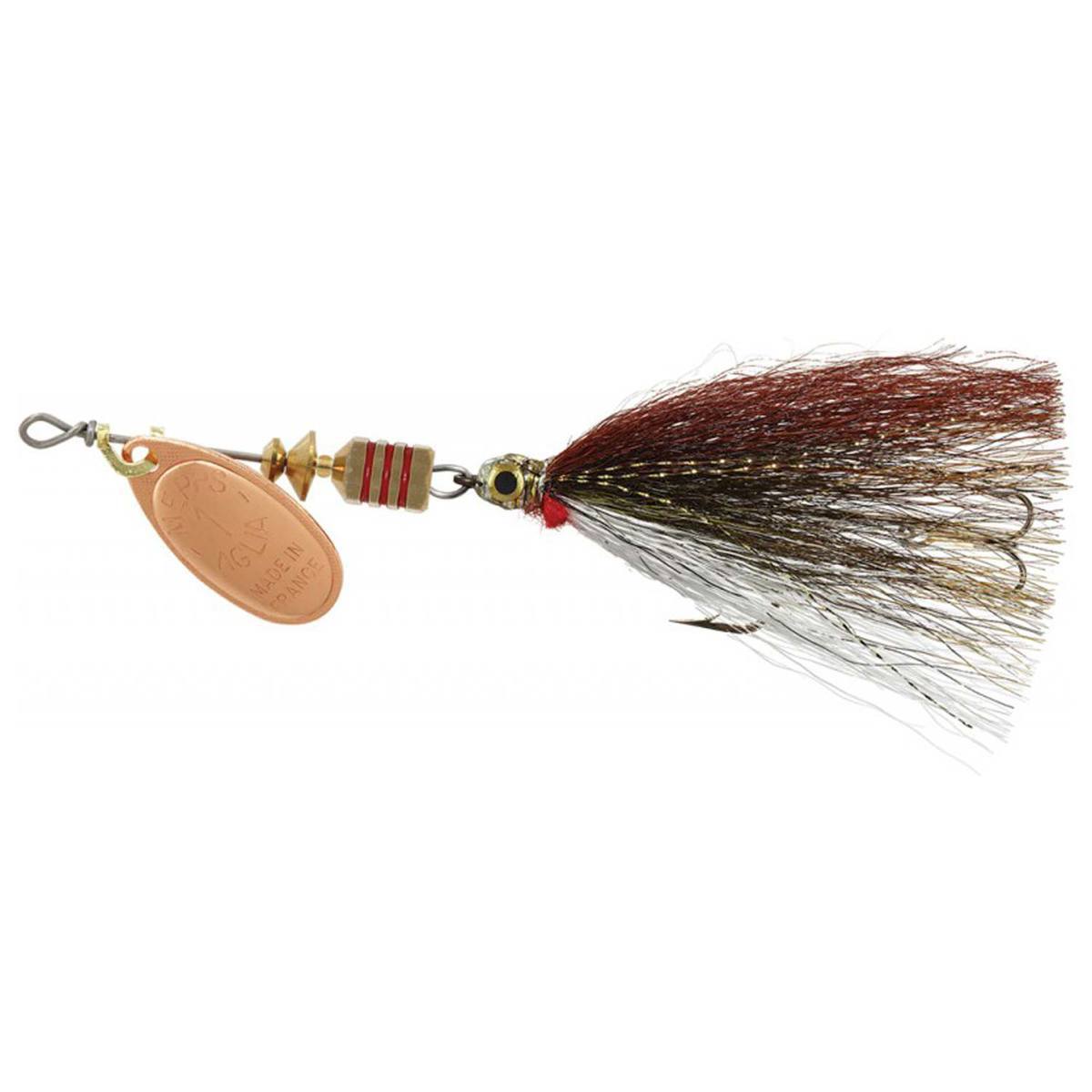 Mepps Aglia Streamer Inline Spinner - Copper/Brown, 1/8oz - Copper/Brown 1 Mepps Aglia Streamer Inline Spinner - Copper/Brown, 1/8oz - Copper/Brown 1