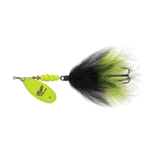 Mepps Aglia Tandem Inline Spinner – Hot Chartreuse/Black #5