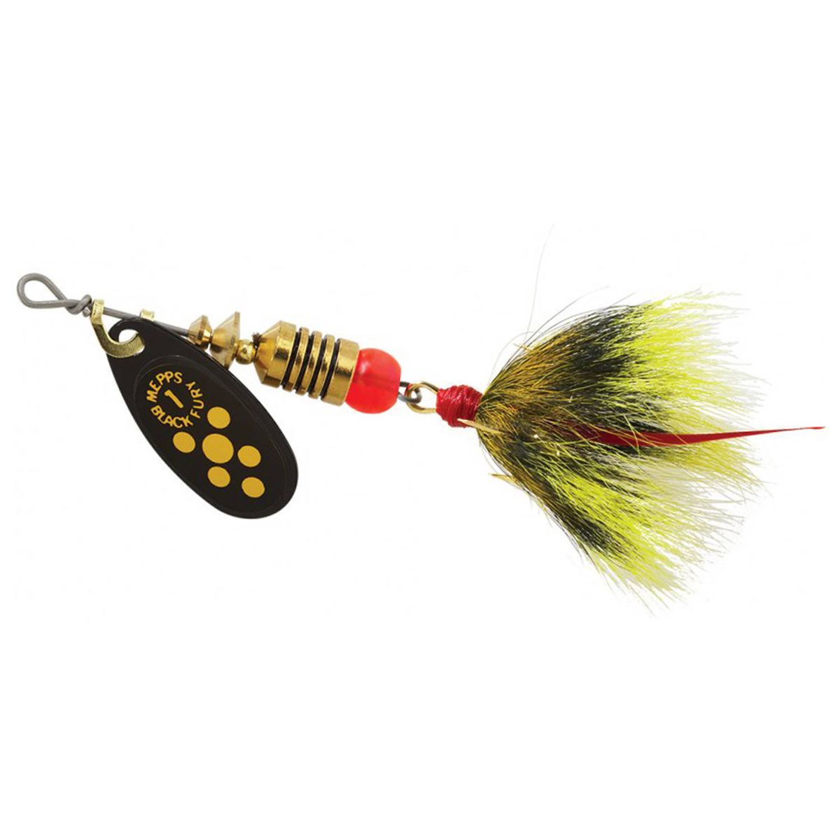 Mepps Black Fury Spinner – Leurres De Pêche Puissants, Coloris Noir, 1 Pièce