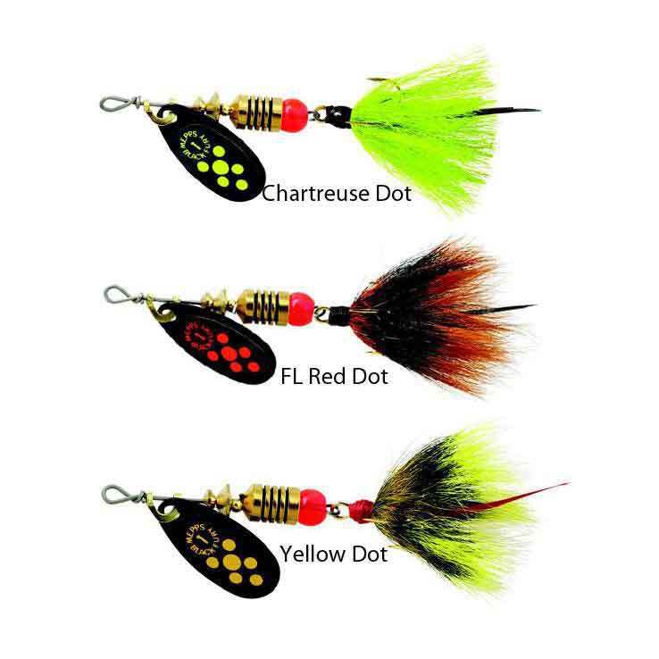 Mepps Dressed Black Fury Inline Spinner Mepps Dressed Black Fury Inline Spinner