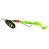 Mepps Black Fury Mister Twister Curly Tail Combo Inline Spinner - Chartreuse Dot, 1/4oz