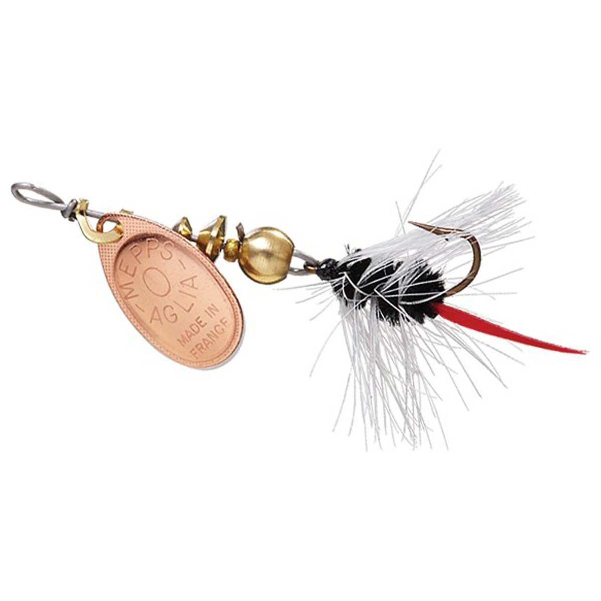 Mepps Aglia Spin Fly Inline Spinner - Copper w/Black, 1/12oz ...