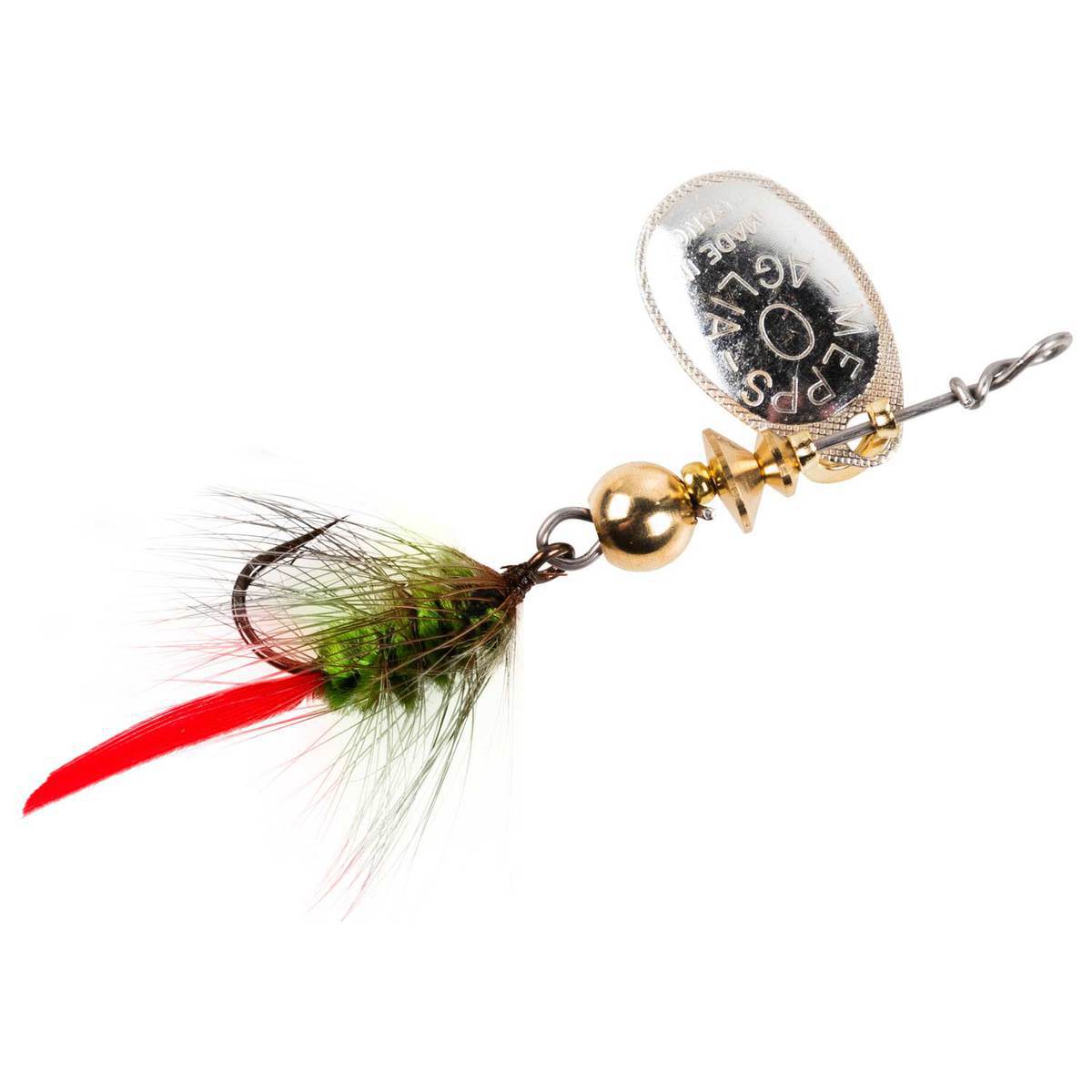 Mepps Spin Fly Inline Spinner - Silver w/Green, 1/12oz | Sportsman's ...