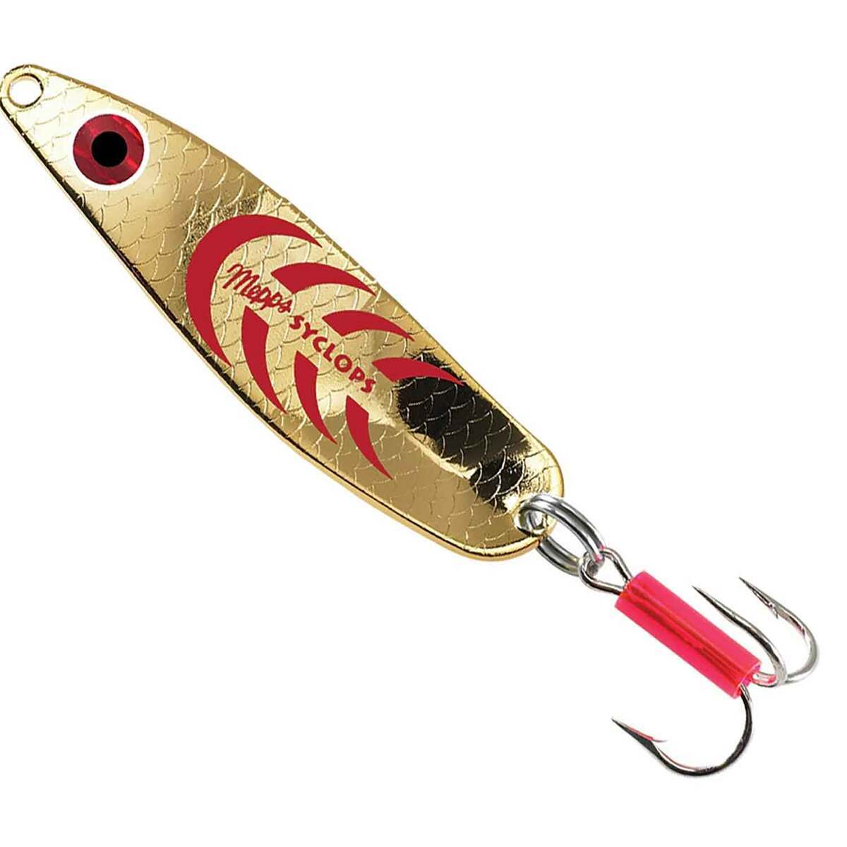 Mepps Syclops Trolling Spoon - Gold, 5/8oz, #2 Treble Hook - Gold Mepps Syclops Trolling Spoon - Gold, 5/8oz, #2 Treble Hook - Gold