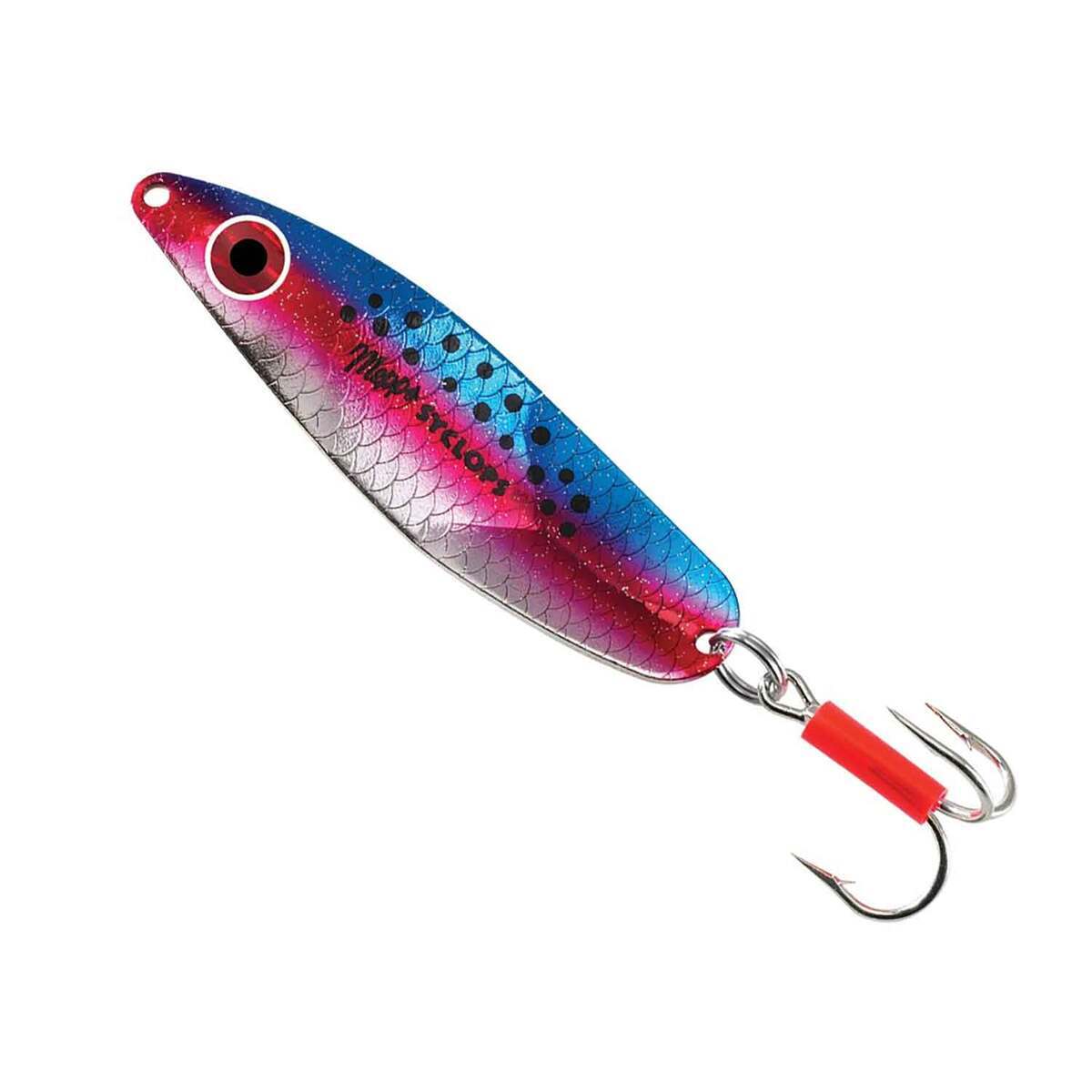 Mepps Syclops Trolling Spoon - Rainbow Trout, 1/8oz, #00 Treble Hook - Rainbow Trout Mepps Syclops Trolling Spoon - Rainbow Trout, 1/8oz, #00 Treble Hook - Rainbow Trout