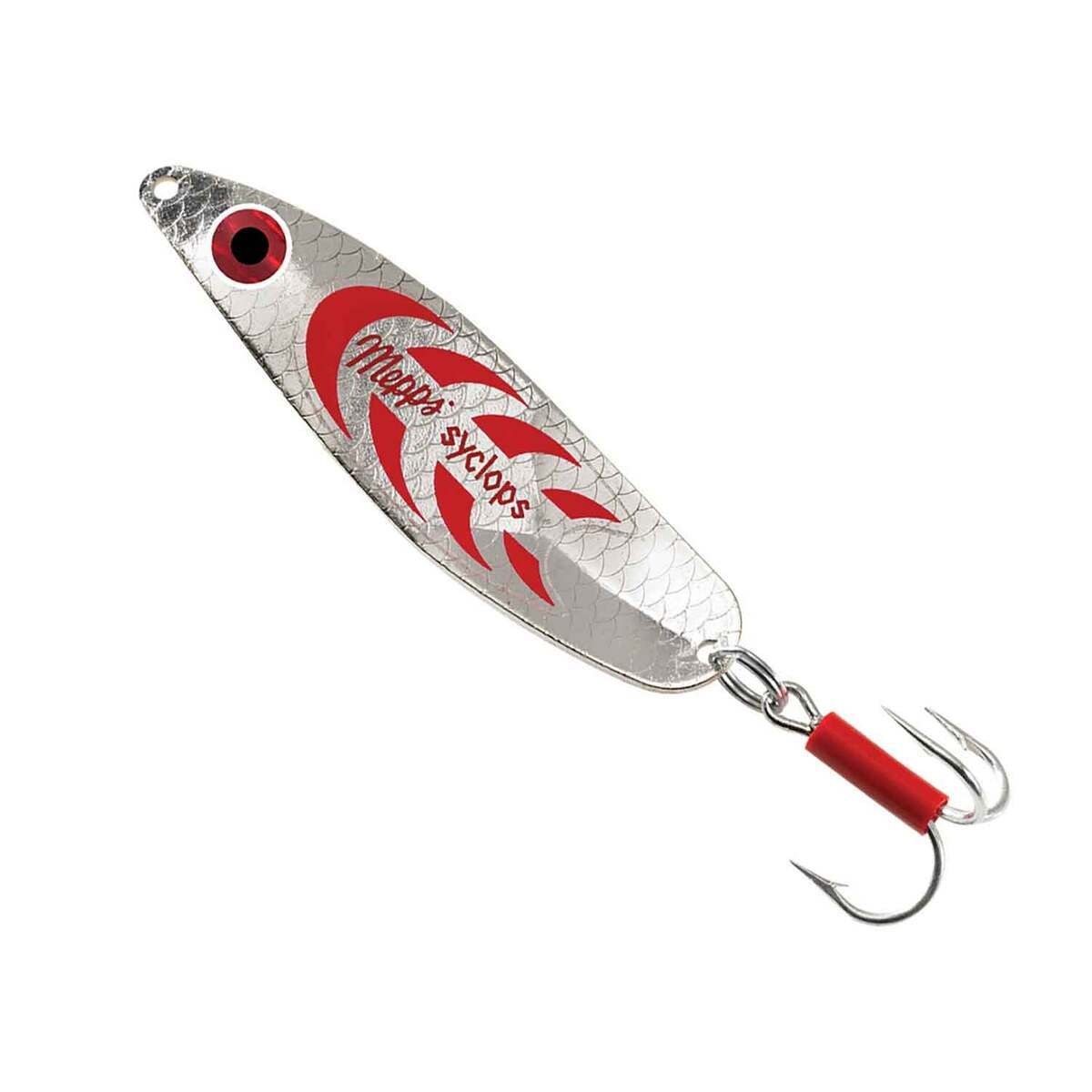 Mepps Syclops Trolling Spoon - Silver, 1/8oz, #00 Treble Hook - Silver Mepps Syclops Trolling Spoon - Silver, 1/8oz, #00 Treble Hook - Silver