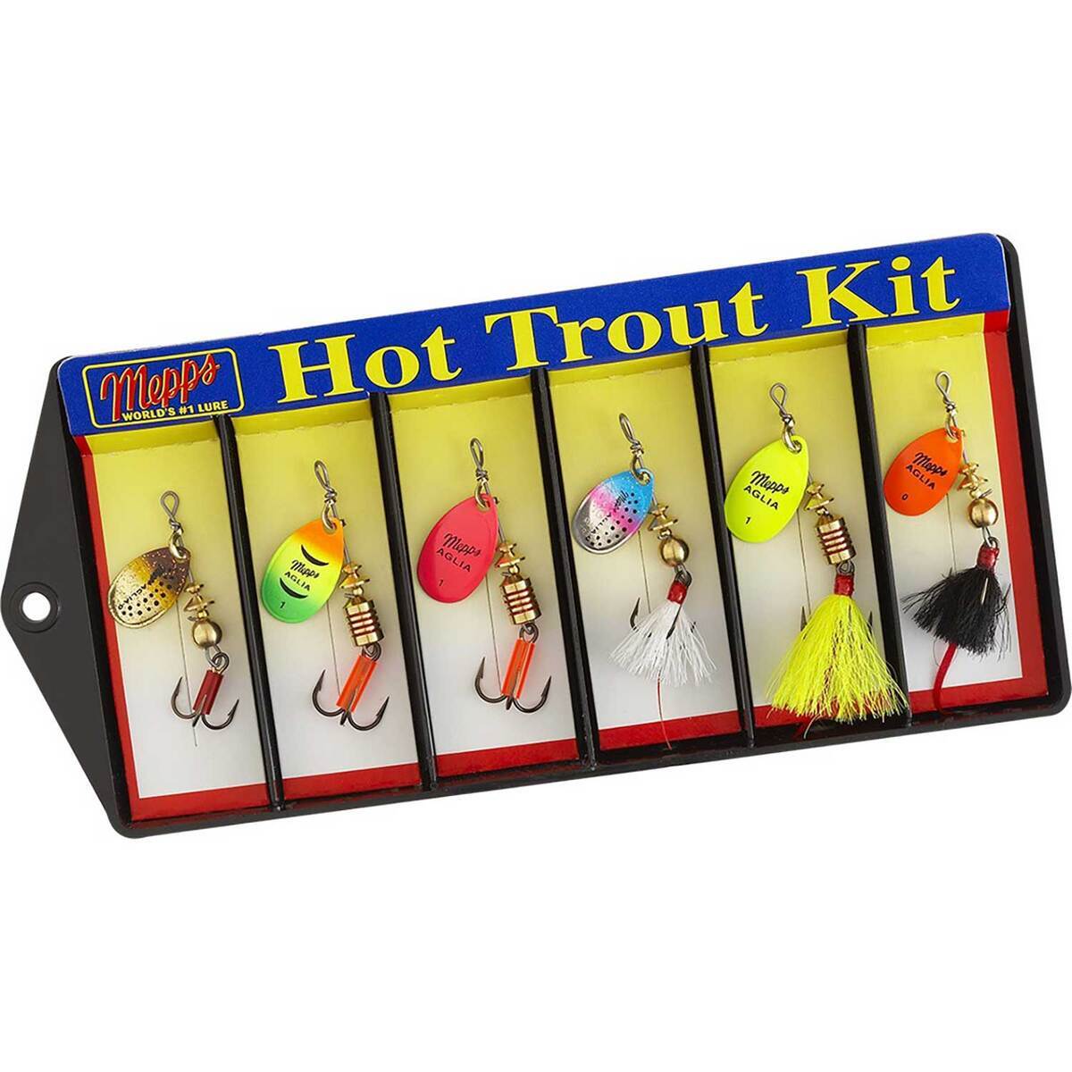 Mepps Predator Kit Mepps Trouter Kit Inline Spinner Assortment - Plain and Dressed ...