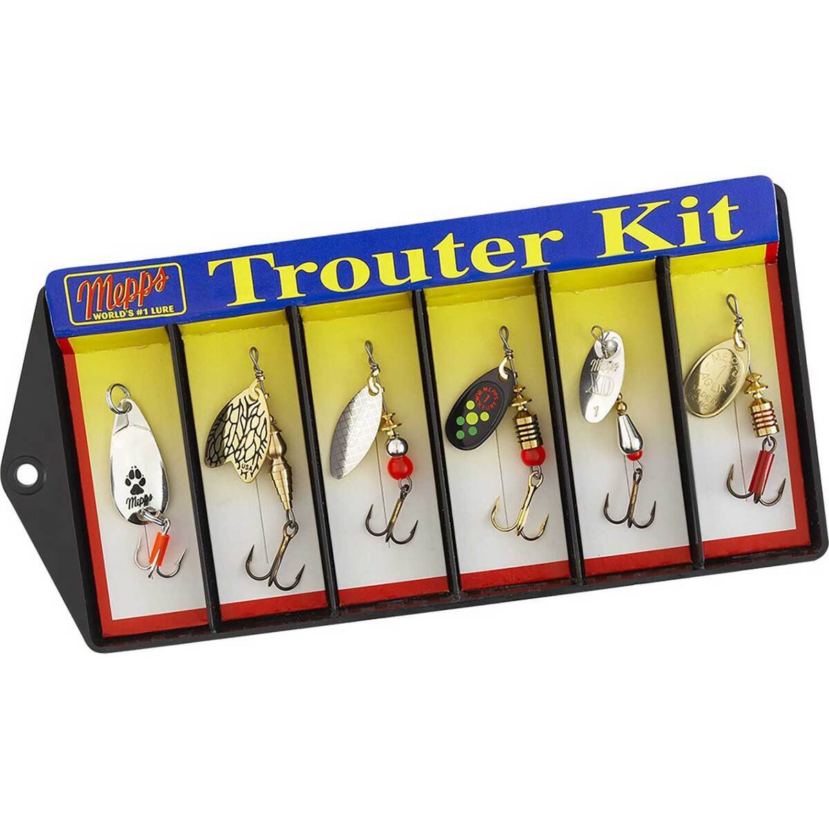 Mepps Trouter Kit Inline Spinner Assortment - Plain Assortment ...