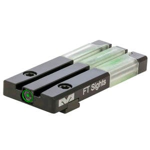 Meprolight Fiber Tritium Glock 42/43/48 Black/White Rear Sight - Green