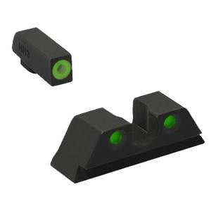 Meprolight Hyper-Bright 3-Dot M&P Handgun Sight Set - Green
