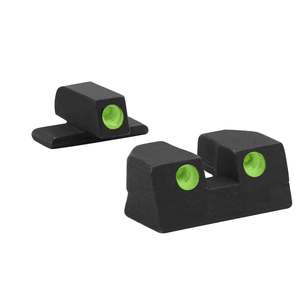 Meprolight Self-Illuminated 3-Dot Sig 9mm/357SIG Handgun Night Sight Set - Green