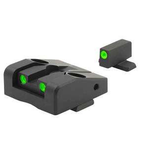 Meprolight Self-Illuminated 3-Dot Springfield XD Sub-Compact Handgun Night Sight Set - Green