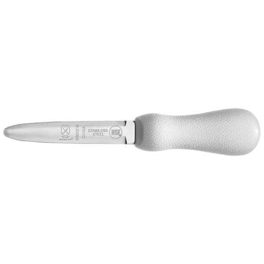 Mercer Sport Galveston Style Oyster Knife - White, 4in - Orange