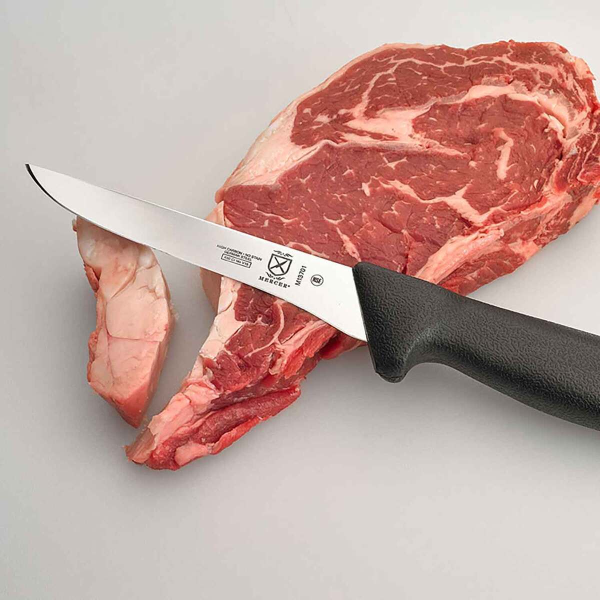 Mercer Sport BPX Stiff Boning 5.1 inch Fixed Blade Knife - Black - Black Mercer Sport BPX Stiff Boning 5.1 inch Fixed Blade Knife - Black - Black