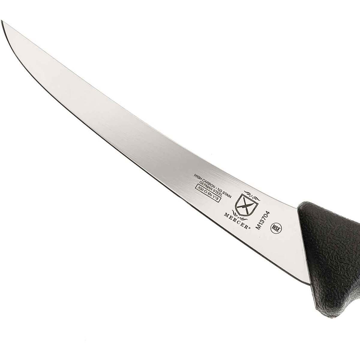 Mercer Sport BPX Semi-Flexible Curved Boning 5.9 inch Fixed Knife - Black Mercer Sport BPX Semi-Flexible Curved Boning 5.9 inch Fixed Knife - Black