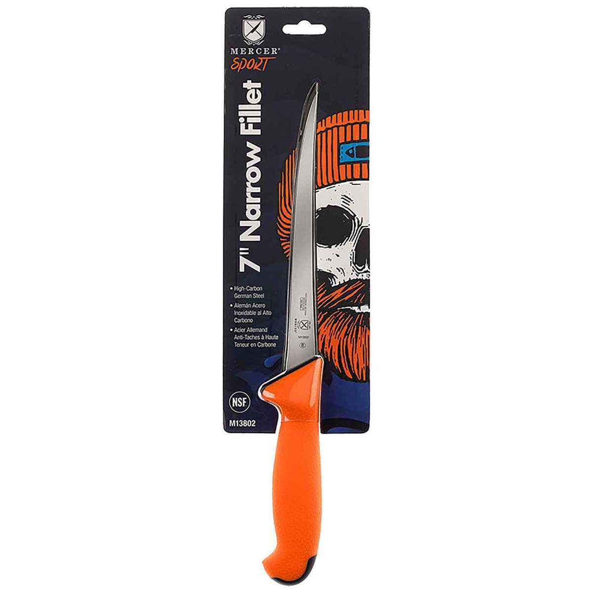 Mercer Sport Narrow Fillet Knife - Orange, 7in - Orange Mercer Sport Narrow Fillet Knife - Orange, 7in - Orange