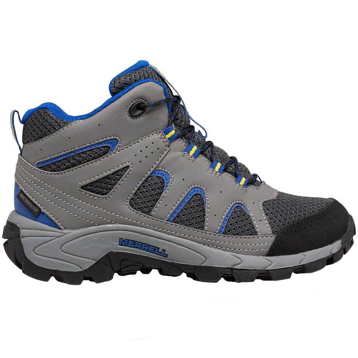 Merrell Boys' Oakcreek Waterproof Mid Hiking Boots | Sportsman's Warehouse