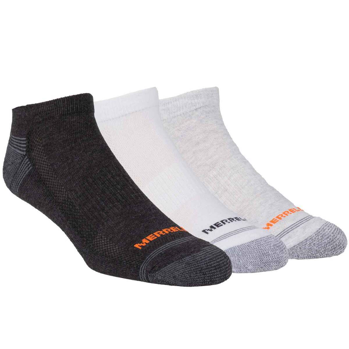 Merrell Cushioned Low Cut 3 Pack Hiking Socks | Sportsman's Warehouse