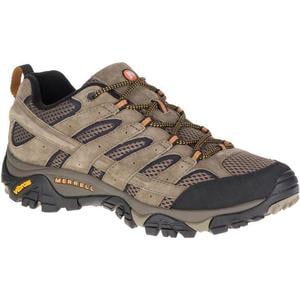 Merrell Men's Moab 2 Low Hiking Shoes - Walnut - Size 15