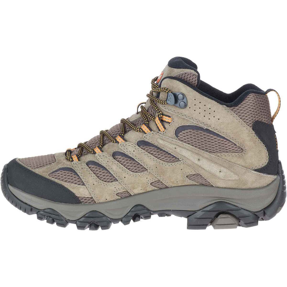Merrell Men's Moab 3 Mid Hiking Boots - Walnut - Size 10 - Walnut 10 ...
