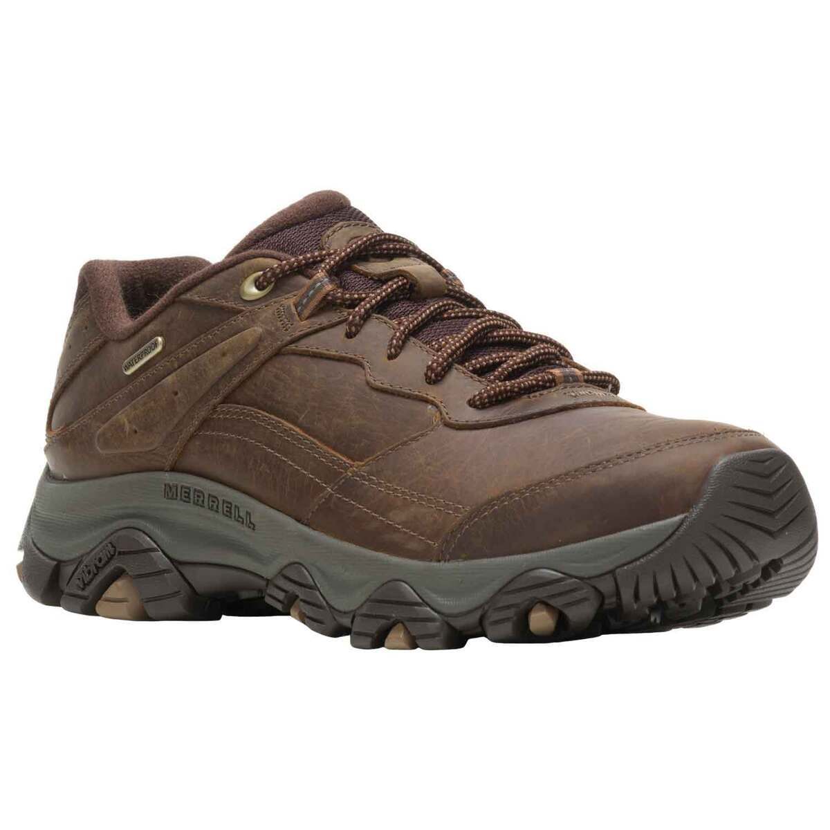 Merrell Low Boot Merrell Men's Moab Adventure 3 Waterproof Low Hiking Shoes - Earth ...