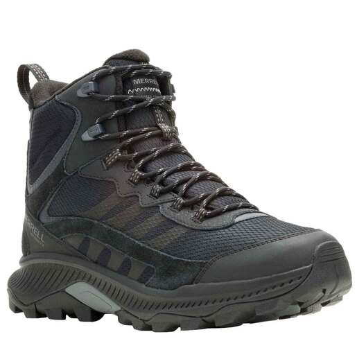 Merrell Men's Speed Strike 2 Thermo Waterproof Mid Hiking Boots - Black 11