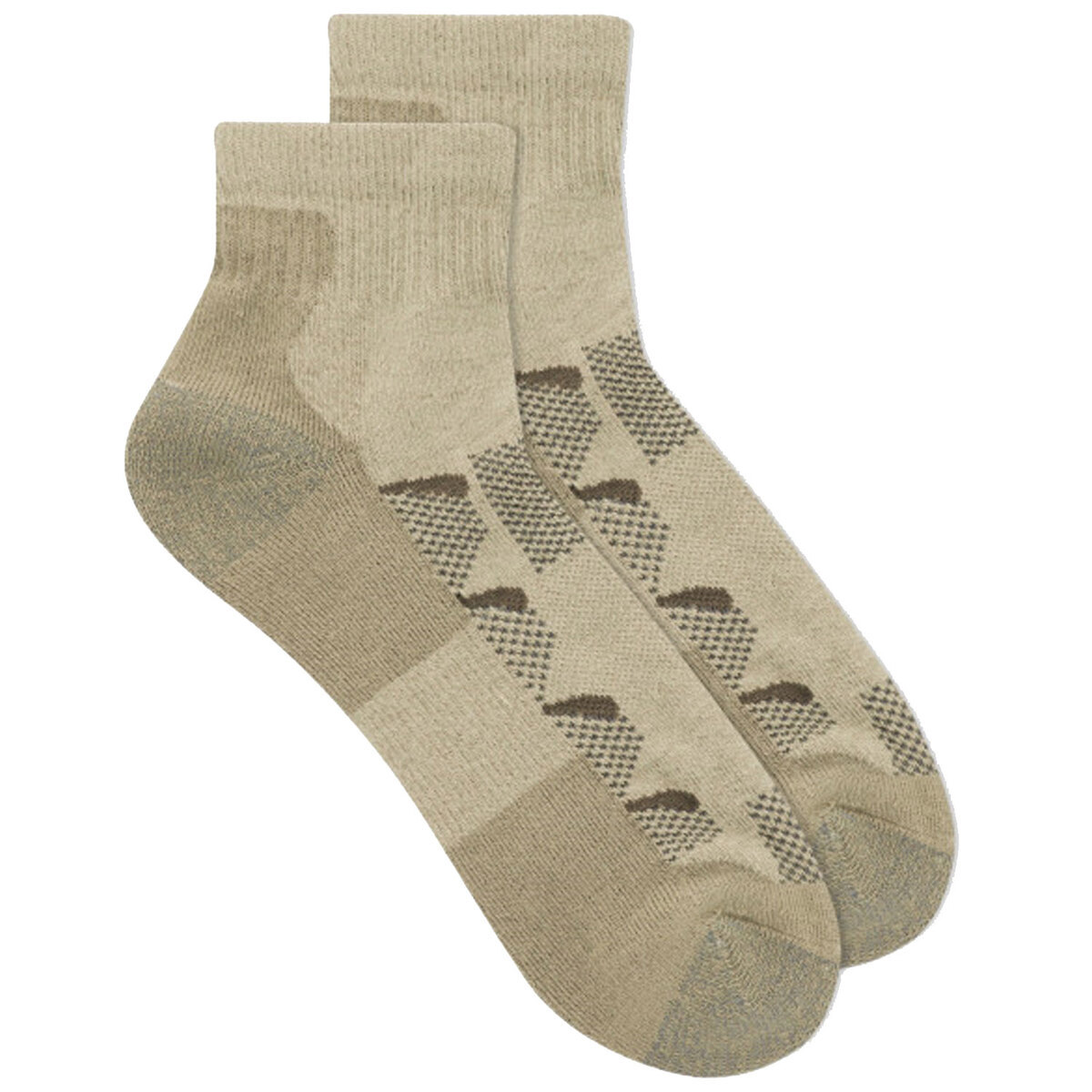 Merrell Moab Hiker Quarter Hiking Crew Socks - Oatmeal - M/L - Oatmeal M/L Merrell Moab Hiker Quarter Hiking Crew Socks - Oatmeal - M/L - Oatmeal M/L