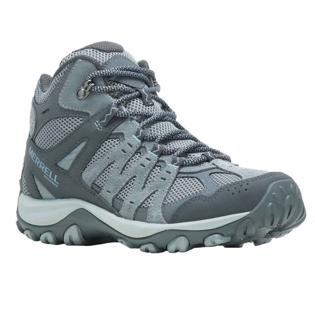 Merrell Women's Accentor 3 Waterproof Mid Hiking Boots - Monument ...