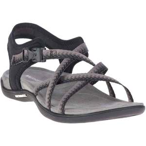 Merrell Women's District Muri Lattice Open Toe Sandals - Black - Size 8