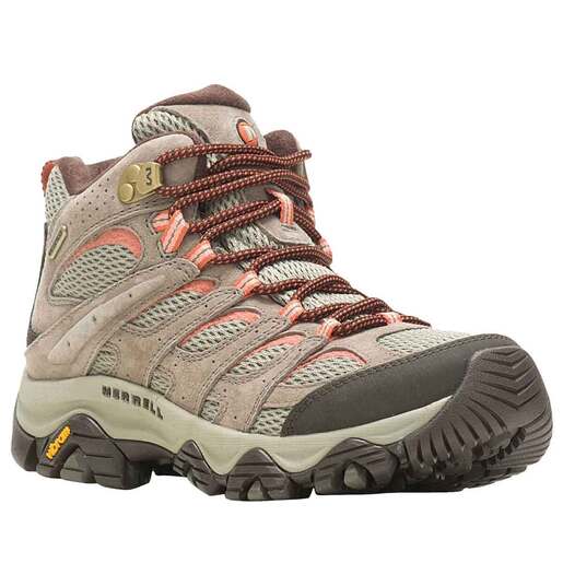 Merrell Women's Moab 3 Waterproof Mid Hiking Boots - Mountain 6