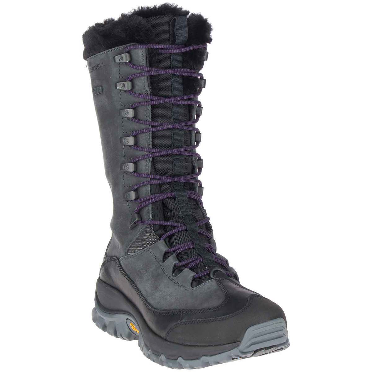Merrell Women's Thermo Rhea Tall Waterproof Hiking Boots - Granite - Size 8 - Granite 8