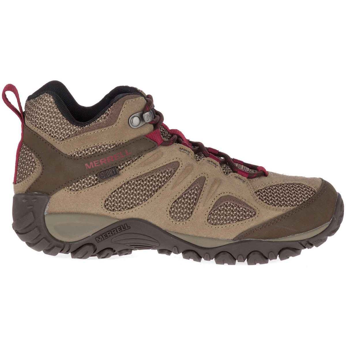 Merrell Women's Yokota Waterproof Mid Hiking Boots - Brindle - Size 7 - Brindle 7 Merrell Women's Yokota Waterproof Mid Hiking Boots - Brindle - Size 7 - Brindle 7