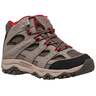 Merrell Youth Moab 3 Waterproof Mid Hiking Boots - Boulder/Red - Size 5 - Boulder/Red 5