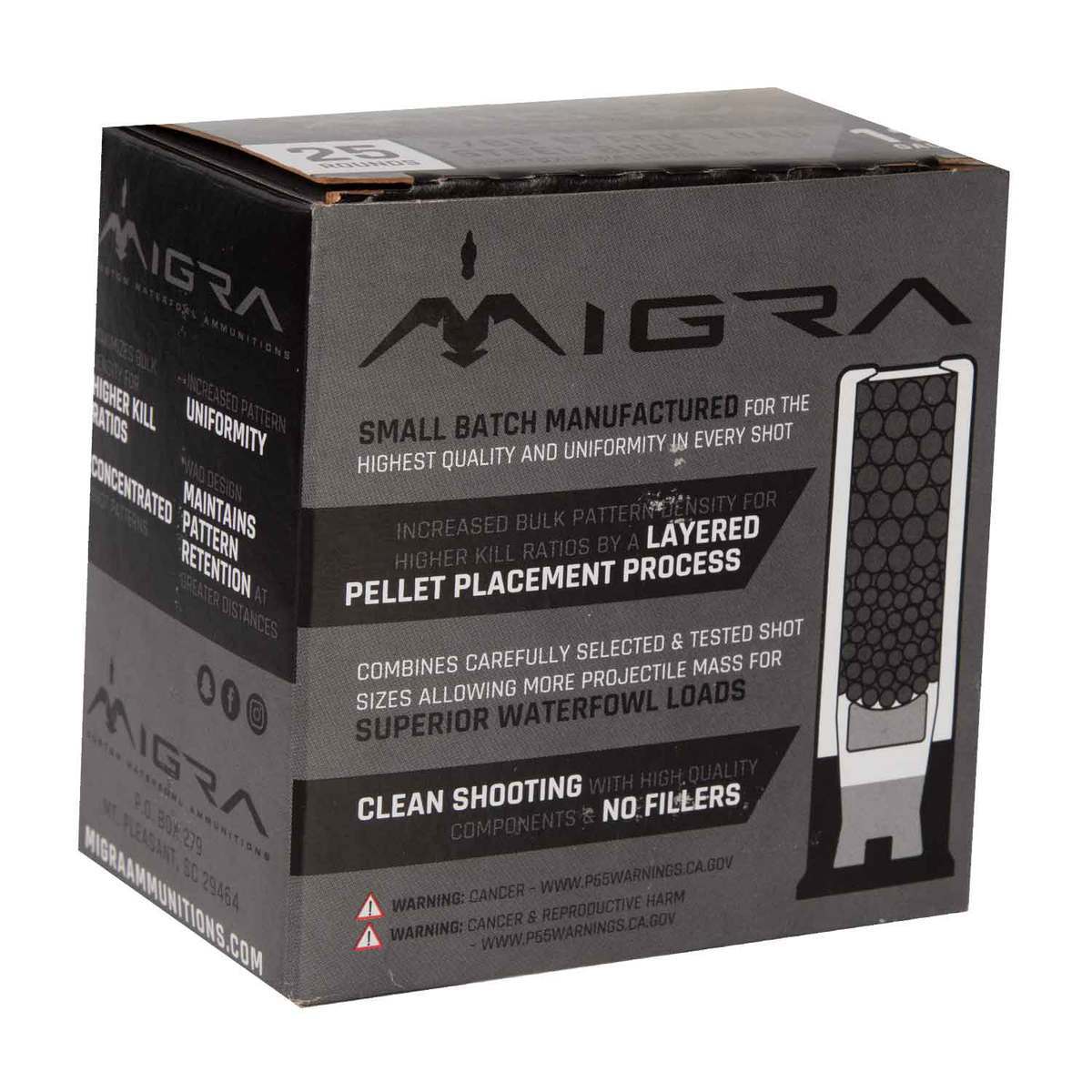 Migra Steel Shot 12 Gauge 3in #2/BB 1-1/4oz Waterfowl Shotshells - 25 Rounds Migra Steel Shot 12 Gauge 3in #2/BB 1-1/4oz Waterfowl Shotshells - 25 Rounds