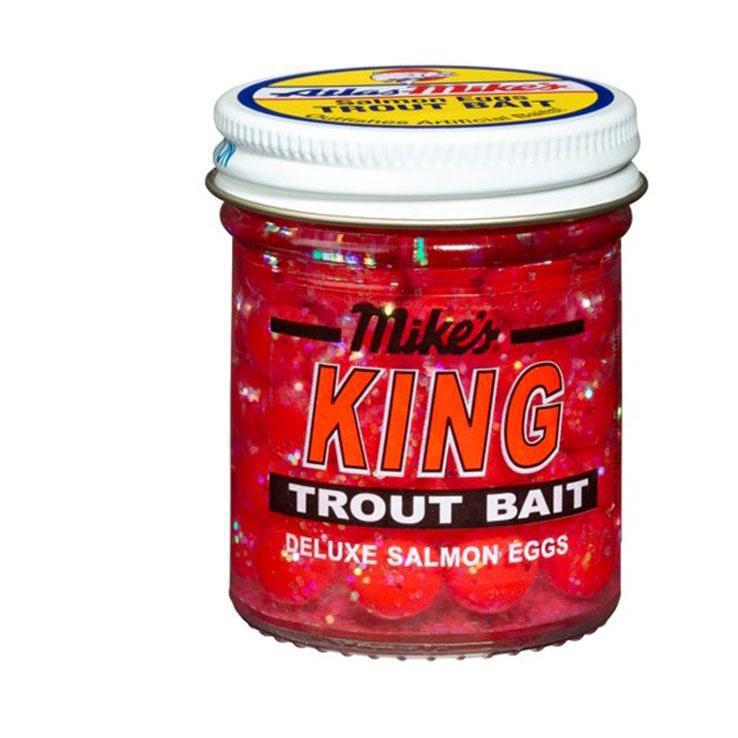 Mikes King Trout Bait Deluxe Glitter Salmon Eggs Mikes King Trout Bait Deluxe Glitter Salmon Eggs