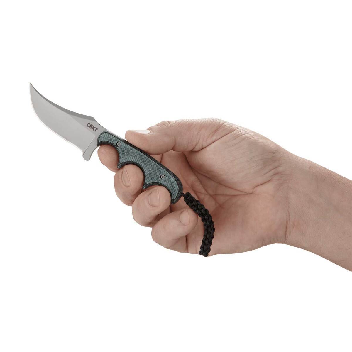 CRKT Minimalist Persian 2.76 inch Fixed Blade - Green - Green CRKT Minimalist Persian 2.76 inch Fixed Blade - Green - Green