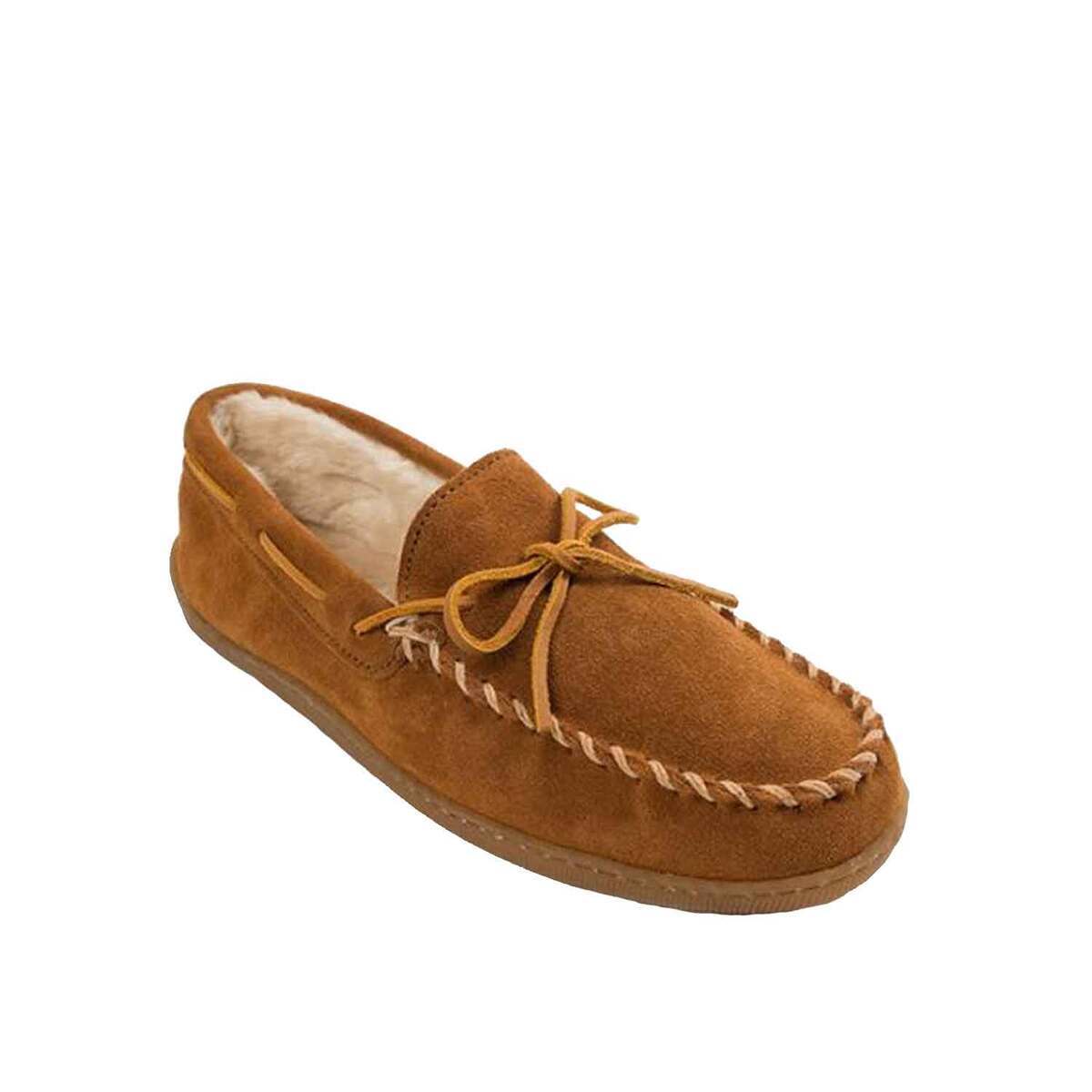 Minnetonka Men's Pile Lined Hardsole Slippers Minnetonka Men's Pile Lined Hardsole Slippers