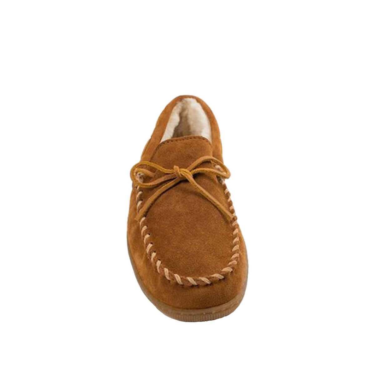 Minnetonka Men's Pile Lined Hardsole Slippers Minnetonka Men's Pile Lined Hardsole Slippers