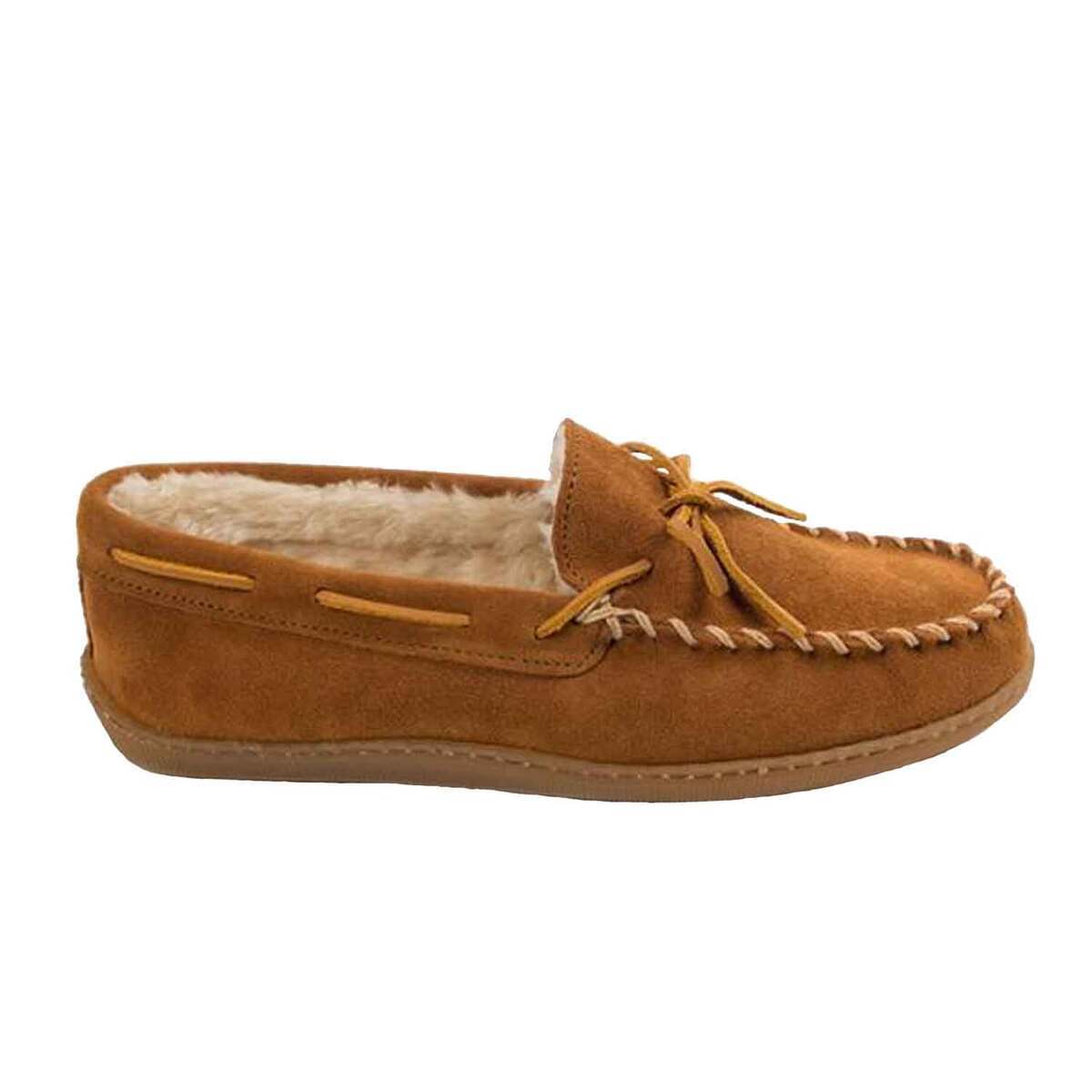 Minnetonka Men's Pile Lined Hardsole Slippers Minnetonka Men's Pile Lined Hardsole Slippers