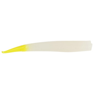 Mirrolure Lil John Scented Twitchbait Soft Jerkbait - Glow Chartreuse Tail, 3-3/4in