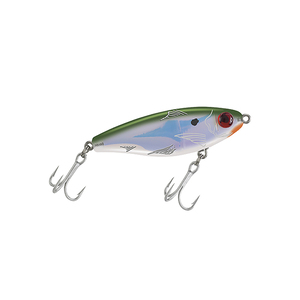 MirrOlure MirrOdine XL Suspending Lipless Crankbait - Boyou Green Back/Pearl Belly/Silver Luminescence, 9/16oz, 3 1/8in, 0-24in