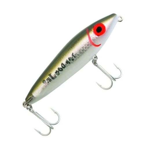 MirrOlure Top Dog Jr. 84MR Topwater Hard Bait – Chartreuse/Gold Scales