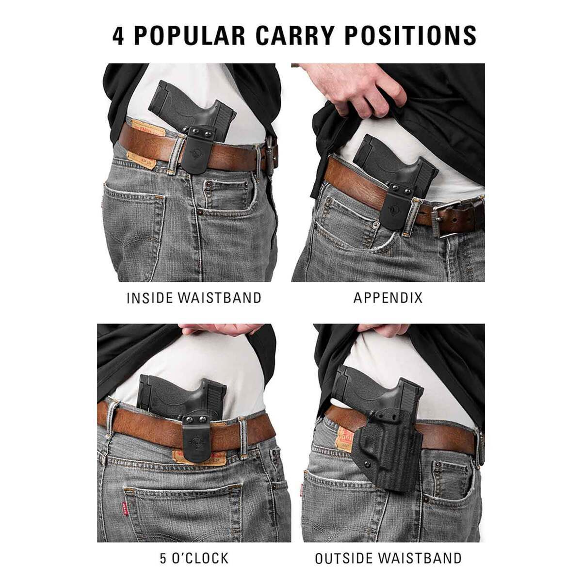 Mission First Tactical AIWB Sig Sauer P365-MACRO Ambidextrous Holster - Black Mission First Tactical AIWB Sig Sauer P365-MACRO Ambidextrous Holster - Black