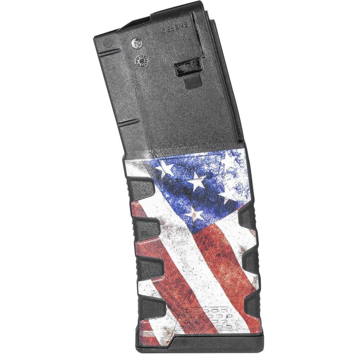 Mission First Tactical American Flag M1 Decorated Extreme Duty AR15/M4 Rifle Magazine - 30 Rounds Mission First Tactical American Flag M1 Decorated Extreme Duty AR15/M4 Rifle Magazine - 30 Rounds