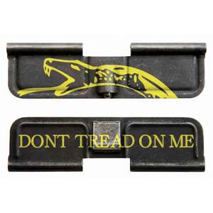 Mission First Tactical Don't Tread On Me AR15 Ejection Port Dust Cover - Black