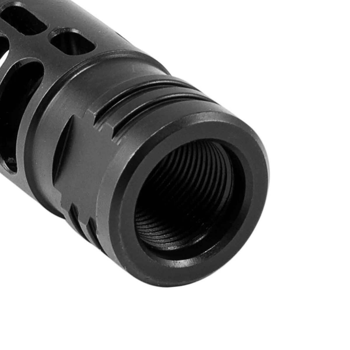 Mission First Tactical EvolV 3 Prong Ported Muzzle Brake - Black Mission First Tactical EvolV 3 Prong Ported Muzzle Brake - Black